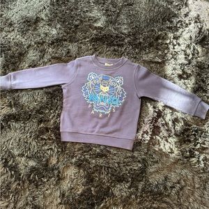 Boy’s blue Kenzo crewneck sweat shirt. 4T